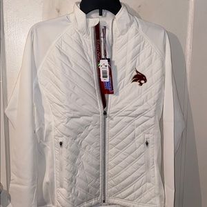 Brand New Texas State Bobcats White Women’s Jacket